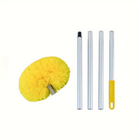 Thumbnail for 1pc Extendable Ceiling Fan Duster with Microfiber Brush - Reaches High Ceilings, Removable and Washable, Ideal for Cleaning Fans, Furniture, Cars, and More - Perfect Cleaning Tool for Bathroom, Bedroom, Kitchen, Living Room, and The Wall