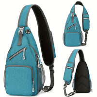 Thumbnail for 1pc Unisex Waterproof Single Shoulder Bag - Durable & Spacious for Outdoor Adventures & Work - Versatile Cross Body Design