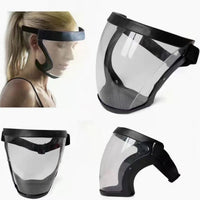 Thumbnail for 1pc Work Protection Mask, Transparent Facial Protector Face FaceMask, Protective Outdoor Heating Home Kitchen Tools, Full Face Mask