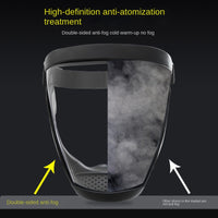 Thumbnail for 1pc Work Protection Mask, Transparent Facial Protector Face FaceMask, Protective Outdoor Heating Home Kitchen Tools, Full Face Mask