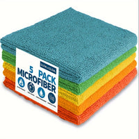 Thumbnail for 1/5/10pcs, Microfiber Cleaning Cloth, Dishwashing Cloth, Multifunctional Cleaning Towel, Household Rag, Kitchen Bathroom Cleaning Towel, Durable Absorbent Towel, Easily Remove Stains And Grease, Cleaning Supplies, Cleaning Gadgets