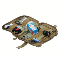Thumbnail for Multi-tool Utility Pouch Bag - Durable Nylon Zipper Closure, Outdoor Travel Emergency Pack, Camping Accessories, EDC Kit with Compact Storage - Perfect for Adventure Seekers