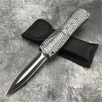 Thumbnail for 1pc Tactical Pocket Knife - Durable ABS Handle for Comfortable Grip, Ideal for Outdoor Adventures, Camping, Hiking, Survival, Safety and Self-Defense, Compact EDC Tool - Great Gift Idea for Men and Outdoor Enthusiasts