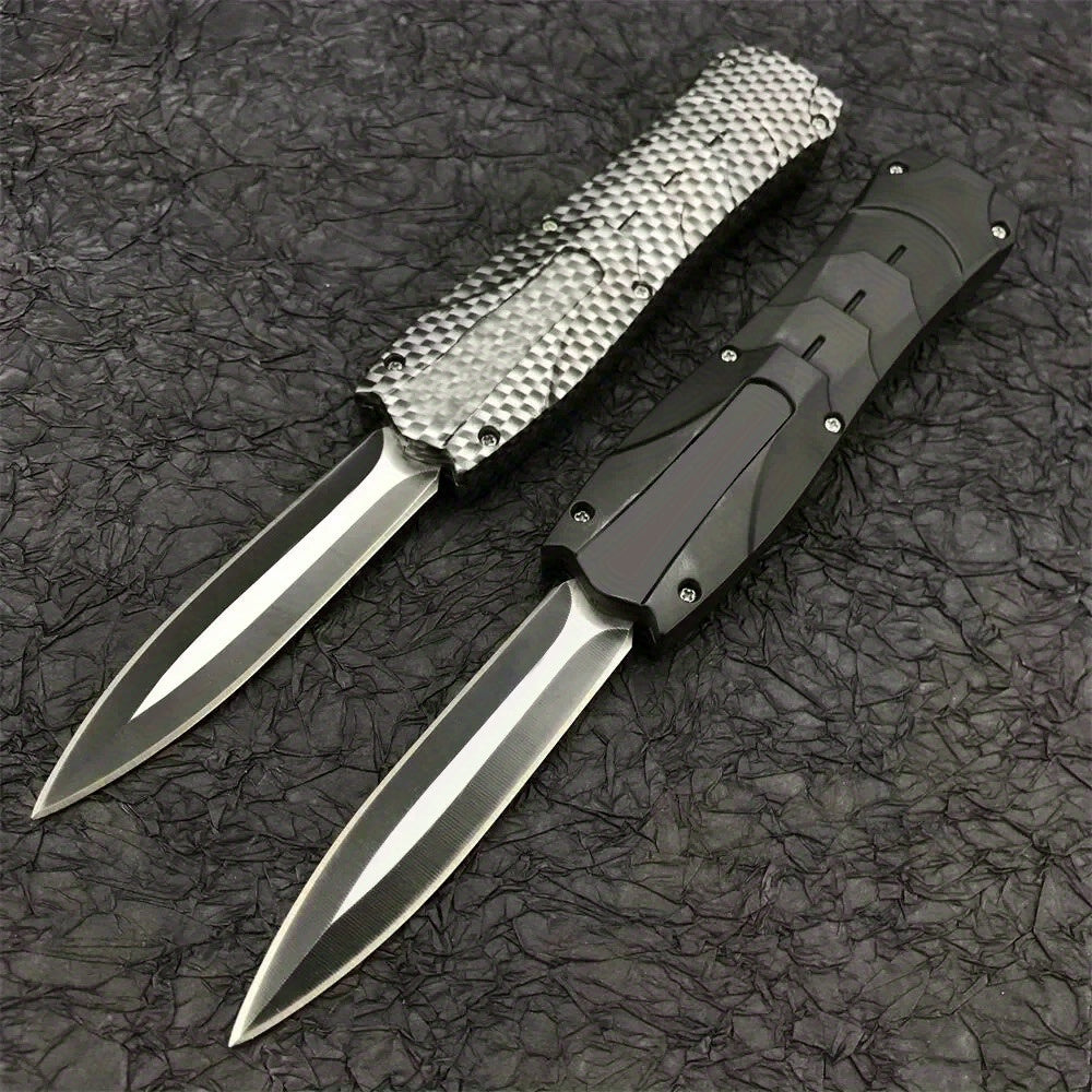 1pc Tactical Pocket Knife - Durable ABS Handle for Comfortable Grip, Ideal for Outdoor Adventures, Camping, Hiking, Survival, Safety and Self-Defense, Compact EDC Tool - Great Gift Idea for Men and Outdoor Enthusiasts