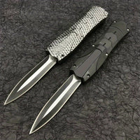 Thumbnail for 1pc Tactical Pocket Knife - Durable ABS Handle for Comfortable Grip, Ideal for Outdoor Adventures, Camping, Hiking, Survival, Safety and Self-Defense, Compact EDC Tool - Great Gift Idea for Men and Outdoor Enthusiasts