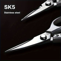 Thumbnail for 1 Pack Multi-Function Kitchen Scissors Heavy Duty Sharp 304 Stainless Steel, Sliver Apartment Kitchen Accessories Cooking Shears for Chicken Meat Fish Poultry (Sliver)