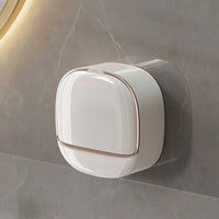 Thumbnail for 1pcs Premium Wall Mounted Soap Dispenser with Lid - Hassle-Free No Drilling Drain Rack, Space-Saving Storage for Modern Bathrooms - Durable, Waterproof Accessories
