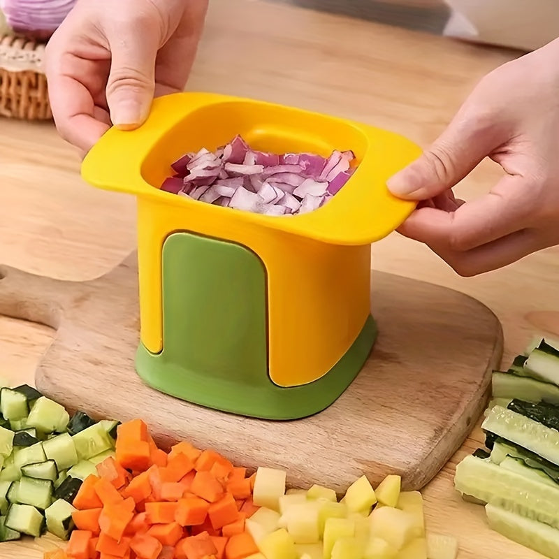 Multifunctional Vegetable Chopper French Fries Cutter Household Hand Pressure Onion Dicer Cucumber Potato Slicer Kitchen Tools for hotels, bulk kitchenware & tableware Eid Al-Adha Mubarak