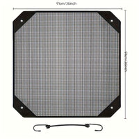 Thumbnail for 1pc Premium Outdoor Air Conditioner Cover - All-Weather Water Resistant, Windproof Protection, Dust & Cold Air Defender, Enhanced PVC Mesh Ventilation System