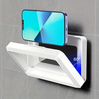Thumbnail for Shower Phone Holder Splash-Proof 360 Rotation Can Be Touched Shower Phone Stand Case Mount For Bathroom Batheub Kitchen Wall Compatible With IPhone 15 14 13 12 Pro Max XS XR Fits <6.8 Phones