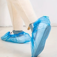 Thumbnail for 100pcs/Pack Multipurpose Disposable Shoe Covers - Water-Resistant and Dustproof for Home, Travel, and Workplace