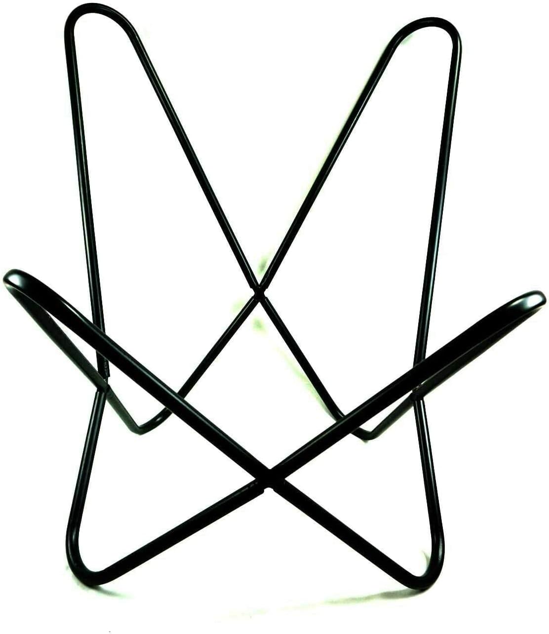 Home Décor Genuine Leather Butterfly Chair Handmade Iron Frame I Lounge Chair, Comfortable Recliner