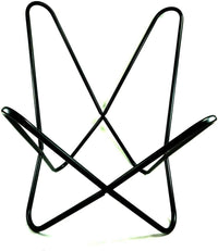 Thumbnail for Home Décor Genuine Leather Butterfly Chair Handmade Iron Frame I Lounge Chair, Comfortable Recliner