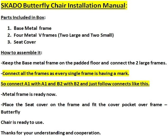Home Décor Genuine Leather Butterfly Chair Handmade Iron Frame I Lounge Chair, Comfortable Recliner