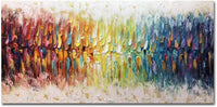 Thumbnail for Art Hand Painting Oil Painting Abstract Decorative Storm Wall Art Painting for Wall Decorations Lucky tree Pictures for Living Room,Bedroom,Restaurant,Office,Hotel Wall Decorative Murals 24×48in