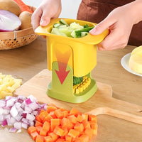 Thumbnail for Multifunctional Vegetable Chopper French Fries Cutter Household Hand Pressure Onion Dicer Cucumber Potato Slicer Kitchen Tools for hotels, bulk kitchenware & tableware Eid Al-Adha Mubarak