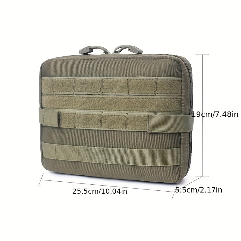Multi-tool Utility Pouch Bag - Durable Nylon Zipper Closure, Outdoor Travel Emergency Pack, Camping Accessories, EDC Kit with Compact Storage - Perfect for Adventure Seekers