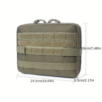 Thumbnail for Multi-tool Utility Pouch Bag - Durable Nylon Zipper Closure, Outdoor Travel Emergency Pack, Camping Accessories, EDC Kit with Compact Storage - Perfect for Adventure Seekers