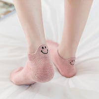 Thumbnail for 10 Pairs of Stylish Embroidered Ankle Socks - Soft & Breathable, Low Cut Design for Women - Comfy Everyday Wear, Assorted Patterns, One Size