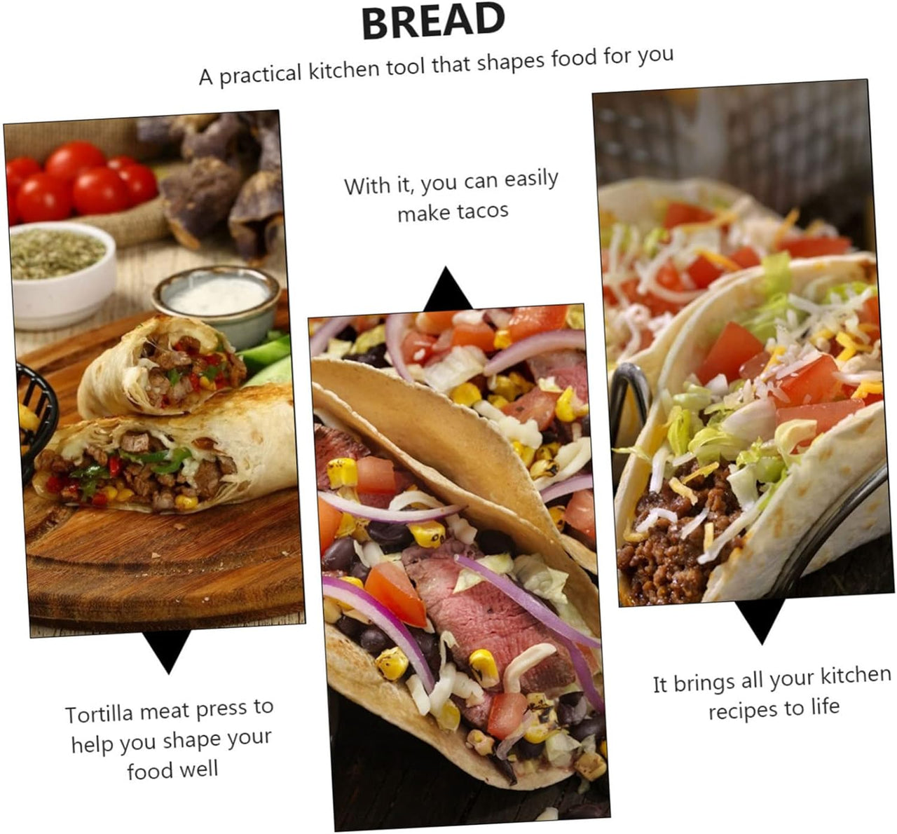 Dough Press Empanada Press Tortilla Pizza Press Roti Press Tortillera Cast Iron Press Quesadilla Maker 6.48 Inch Masa Roti Maker Chapati Maker Machine Heater Pie Fried Aluminum Alloy