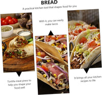 Thumbnail for Dough Press Empanada Press Tortilla Pizza Press Roti Press Tortillera Cast Iron Press Quesadilla Maker 6.48 Inch Masa Roti Maker Chapati Maker Machine Heater Pie Fried Aluminum Alloy