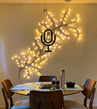 Thumbnail for Voice Control Lighted Willow Vine, 8 Flash Model Twinkling Tree Wall Lights, 160 LEDs Lighted Tree Branch Lights for Wall Corner, 8.5ft Flexible Enchanted Willow Vine for Living Room Bedroom (1 PCS)