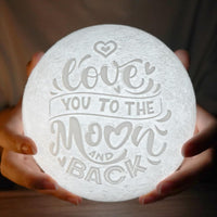 Thumbnail for Mydethun 3D Moon Lamp with Ceramic Base, Mothers Day Gift, LED Night Light, Mood Lighting with Touch Control Brightness for Women,Home Décor, Bedroom, Kids Birthday, 3.5 Inch - White & Yellow