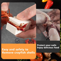 Thumbnail for 8 Pcs Crawfish Peeler, Crayfish Shelling Device, Crawfish Shucker, Shrimp Peeler Crawfish Sheller, Portable Lightweight Kitchen Gadget, Efficient Crawfish Peeler Device (8, Ivory White)