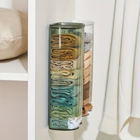 Thumbnail for 1pc Versatile Slide-Out Storage Organizer with Cover – Wall-Mountable for Underwear & Socks, Space-Saver for Bathroom, Bedroom & Dorm