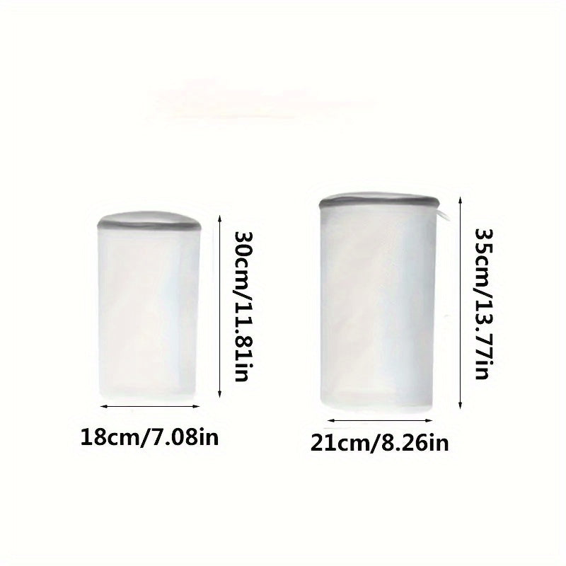 2pcs Premium Shoe Wash Bags - Mesh Laundry Pouches for Sneakers & Running Shoes, Protect Socks & Bras, Durable, Travel Organizer, Secure Zip, Machine Wash Safe
