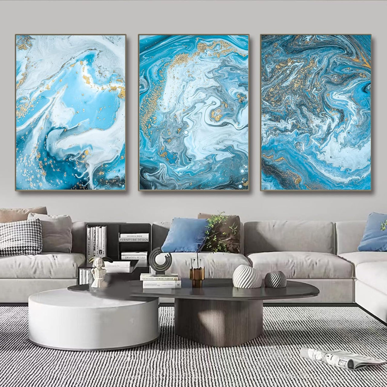 White and Grey Marble Wall Art Modern Abstract Art Beige White Canvas Painting Marble Painting Wall Decor Black Grey and White Prints Gray Beige Abstract Wall Art for Living Room 16x24inch Unframed