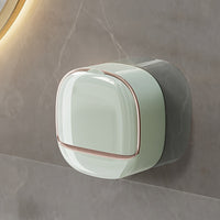 Thumbnail for 1pcs Premium Wall Mounted Soap Dispenser with Lid - Hassle-Free No Drilling Drain Rack, Space-Saving Storage for Modern Bathrooms - Durable, Waterproof Accessories