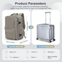 Thumbnail for Coofay Venture Backpack - Water-Resistant Nylon Hiking Rucksack for Men and Women - Ideal for Outdoor Sports, Casual Daypack, Travel Essentials, and Going Out Adventures