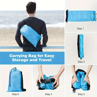 Thumbnail for Inflatable Lounger Air Sofa Hammock, Portable, Waterproof & Leakproof - Perfect For Backyard, Beach, Camping & More!