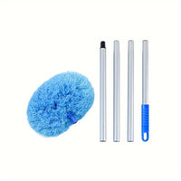 Thumbnail for 1pc Extendable Ceiling Fan Duster with Microfiber Brush - Reaches High Ceilings, Removable and Washable, Ideal for Cleaning Fans, Furniture, Cars, and More - Perfect Cleaning Tool for Bathroom, Bedroom, Kitchen, Living Room, and The Wall