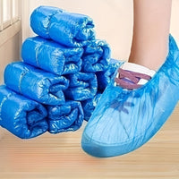 Thumbnail for 100pcs/Pack Multipurpose Disposable Shoe Covers - Water-Resistant and Dustproof for Home, Travel, and Workplace