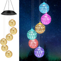 Thumbnail for 1PC Enchanting Solar Ball Wind Chime - Weather-Resistant Illumination - Perfect for Outdoor Gardens, Patios, and Porches, Effortless Ambience Creation