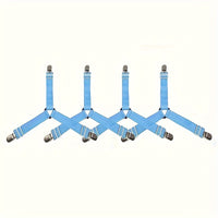Thumbnail for 4pcs Triangle Bed Sheet Fixers - Versatile and Adaptable, Easy-to-Adjust, Stretchy and Flexible, Prevents Sheet Slippage, Grip-Tight Security - Ideal for Home and Bedroom, Perfect for Sofa and Bed, Also Suitable for Table and Desk