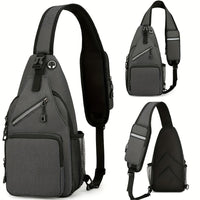 Thumbnail for 1pc Unisex Waterproof Single Shoulder Bag - Durable & Spacious for Outdoor Adventures & Work - Versatile Cross Body Design