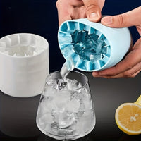 Thumbnail for 1pc, Make Perfectly-Shaped Ice Cubes With This Easy-Release Silicone Ice Cube Mold - Holds Up To 60 Cubes!