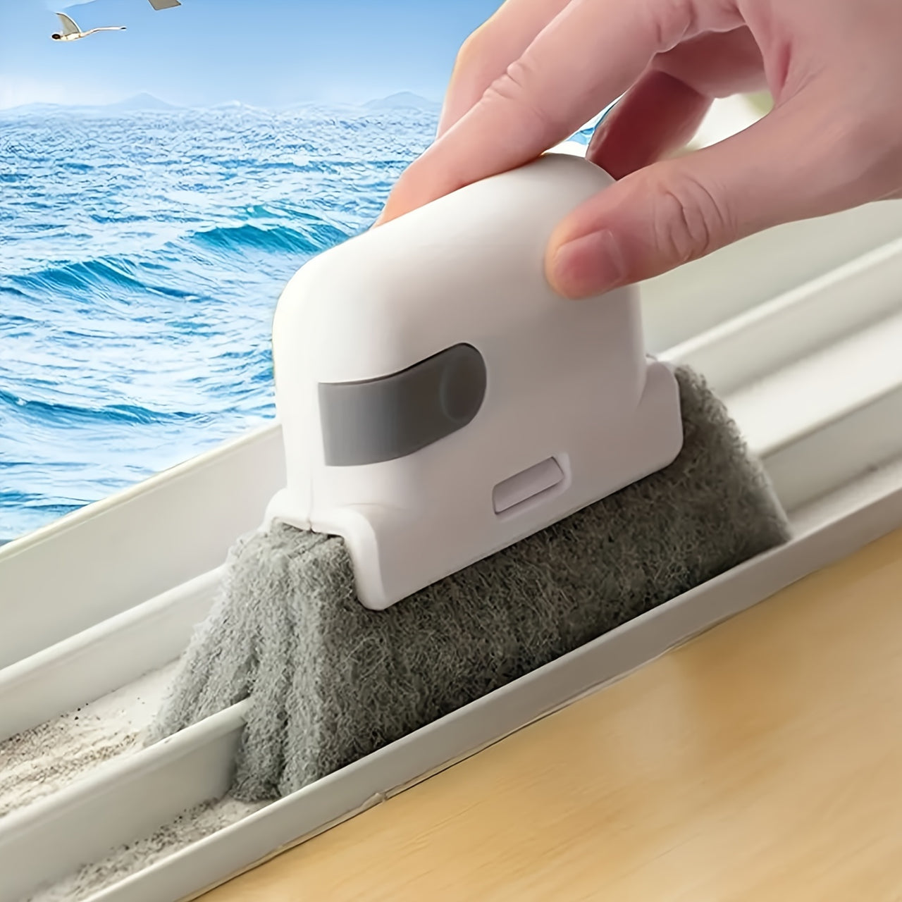 3pcs Universal Window And Door Track Cleaning Brush - Easily Clean Small Gaps And Frames For A Spotless Home, Cleaning Supplies, Cleaning Tool, Back To School Supplies