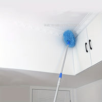 Thumbnail for 1pc Extendable Ceiling Fan Duster with Microfiber Brush - Reaches High Ceilings, Removable and Washable, Ideal for Cleaning Fans, Furniture, Cars, and More - Perfect Cleaning Tool for Bathroom, Bedroom, Kitchen, Living Room, and The Wall
