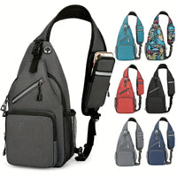 Thumbnail for 1pc Unisex Waterproof Single Shoulder Bag - Durable & Spacious for Outdoor Adventures & Work - Versatile Cross Body Design