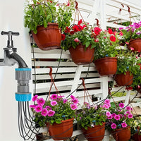 Thumbnail for 1set Easy-Install Drip Irrigation System – 10 Dripper Self-Watering Planter Kit with 3/4 Adapter – Ideal for Potted Plants & Raised Garden Beds
