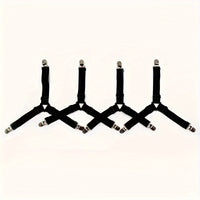 Thumbnail for 4pcs Triangle Bed Sheet Fixers - Versatile and Adaptable, Easy-to-Adjust, Stretchy and Flexible, Prevents Sheet Slippage, Grip-Tight Security - Ideal for Home and Bedroom, Perfect for Sofa and Bed, Also Suitable for Table and Desk