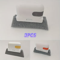 Thumbnail for 3pcs Universal Window And Door Track Cleaning Brush - Easily Clean Small Gaps And Frames For A Spotless Home, Cleaning Supplies, Cleaning Tool, Back To School Supplies