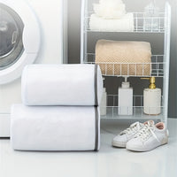 Thumbnail for 2pcs Premium Shoe Wash Bags - Mesh Laundry Pouches for Sneakers & Running Shoes, Protect Socks & Bras, Durable, Travel Organizer, Secure Zip, Machine Wash Safe
