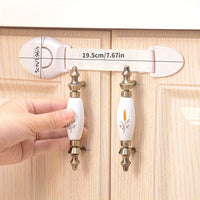 Thumbnail for 10pcs Child Safety Cabinet Locks - Easy-to-Install Baby Proofing Latches, Secure Drawer & Door Protection, Non-Toxic Plastic Material for Home Safety