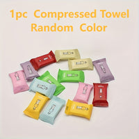 Thumbnail for Unscented Multipurpose Compressed Towels (1/7/14pcs) - Quick-Expand, Hygienic, Portable Cleansing Cloths for Travel & Daily Use