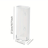 Thumbnail for 1pc Versatile Slide-Out Storage Organizer with Cover – Wall-Mountable for Underwear & Socks, Space-Saver for Bathroom, Bedroom & Dorm